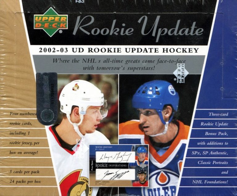 (image for) UD Rookie Update